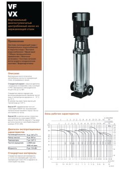 Вертикальный многоступенчатый насос Hydroo VX3-22R 0220 T 2340 5 2 IE3