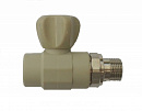 Купить Кран полипр. шаровой радиаторный прямой Д=25*3/4 FV-Plast